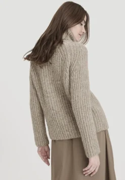 Rollkragenpullover Relaxed aus Alpaka mit Bio-Baumwolle von hessnatur
