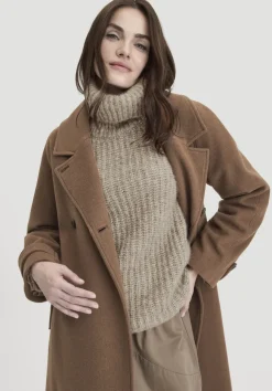 Rollkragenpullover Relaxed aus Alpaka mit Bio-Baumwolle von hessnatur
