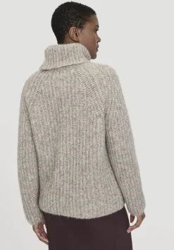 Rollkragenpullover Relaxed aus Alpaka mit Bio-Baumwolle von hessnatur