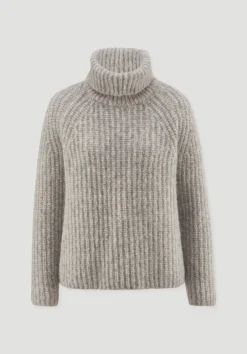 Rollkragenpullover Relaxed aus Alpaka mit Bio-Baumwolle von hessnatur