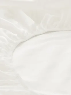 Satin Spannbettlaken aus reiner Bio-Baumwolle von hessnatur