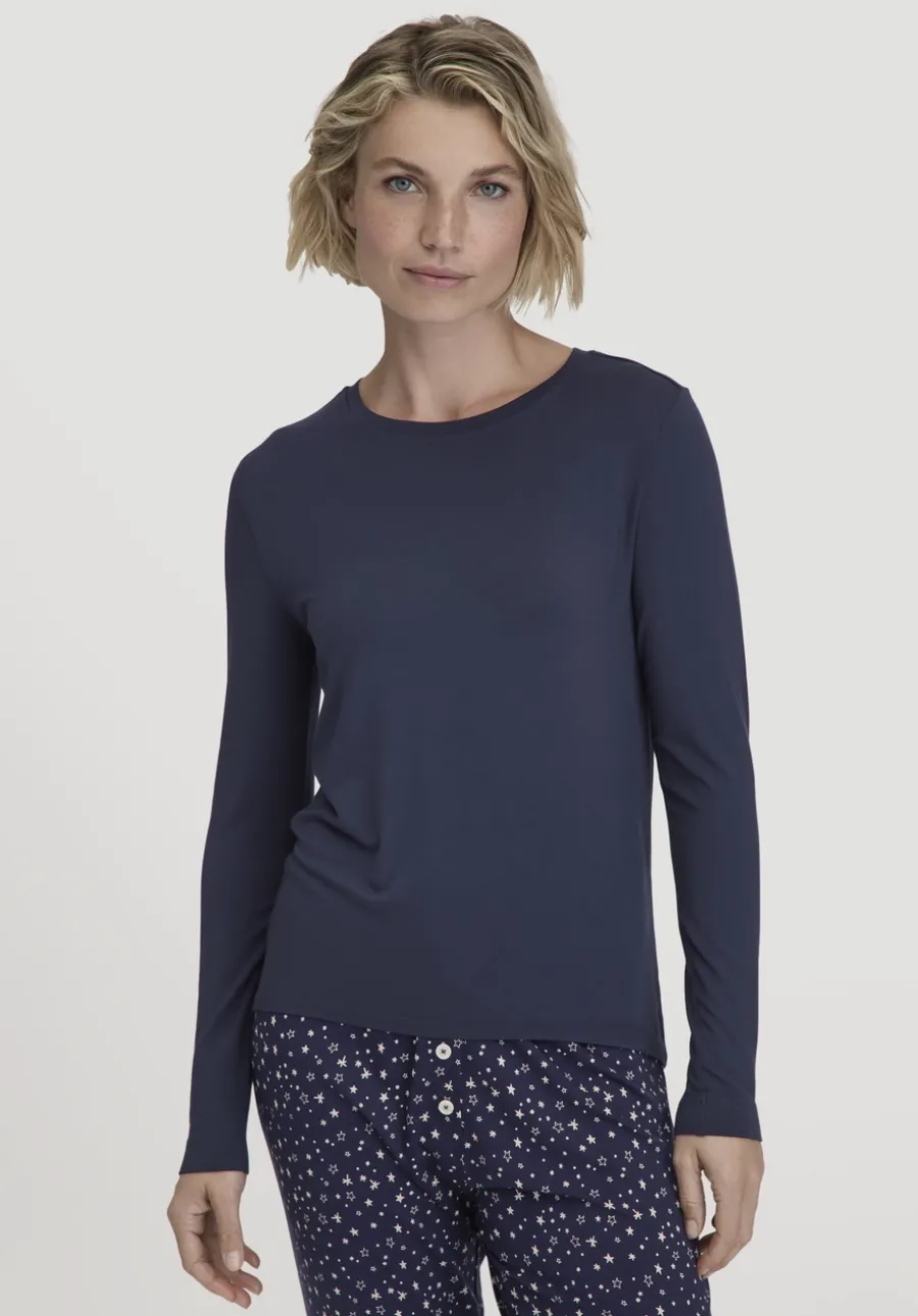Schlaf Longsleeve PURE FLOW aus TENCEL™ Modal von hessnatur