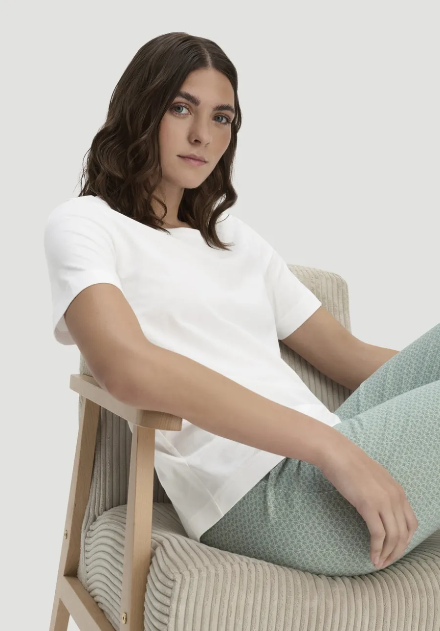 Schlaf T-Shirt PURE COTTON aus reiner Bio-Baumwolle von hessnatur