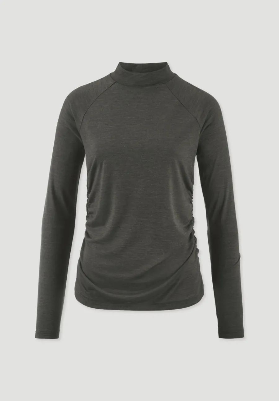 Shirt Langarm Slim ACTIVE FUNCTIONAL aus Bio-Merinowolle und TENCEL™ Lyocell von hessnatur