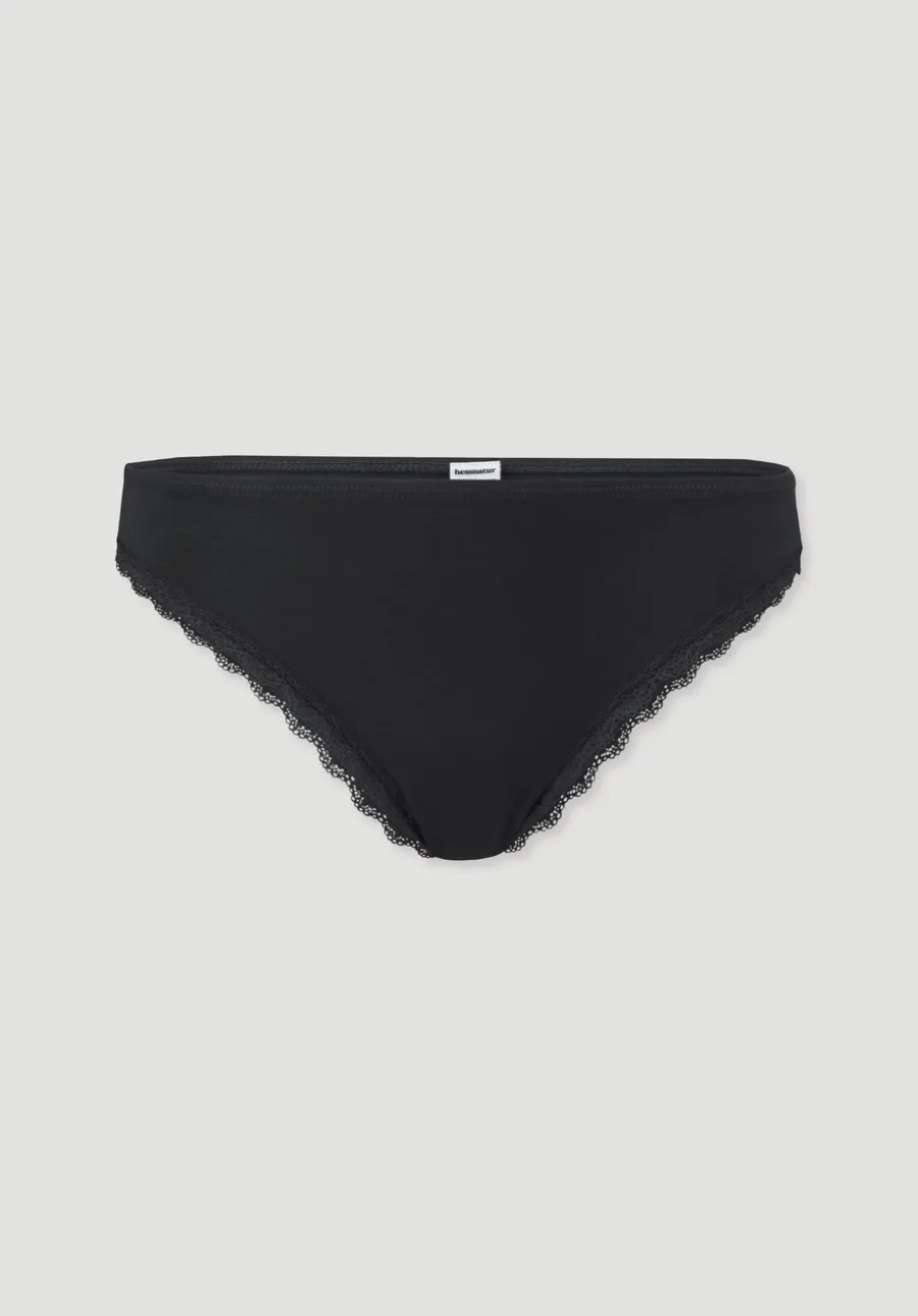 Slip Regular Cut COTTON FEEL LACE aus Bio-Baumwolle von hessnatur