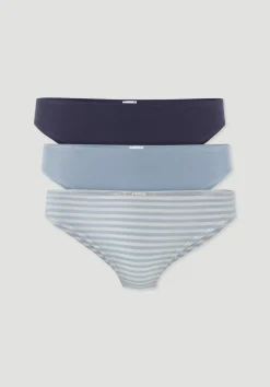 Slip Regular Cut im 3er-Pack COTTON FEEL aus Bio-Baumwolle von hessnatur