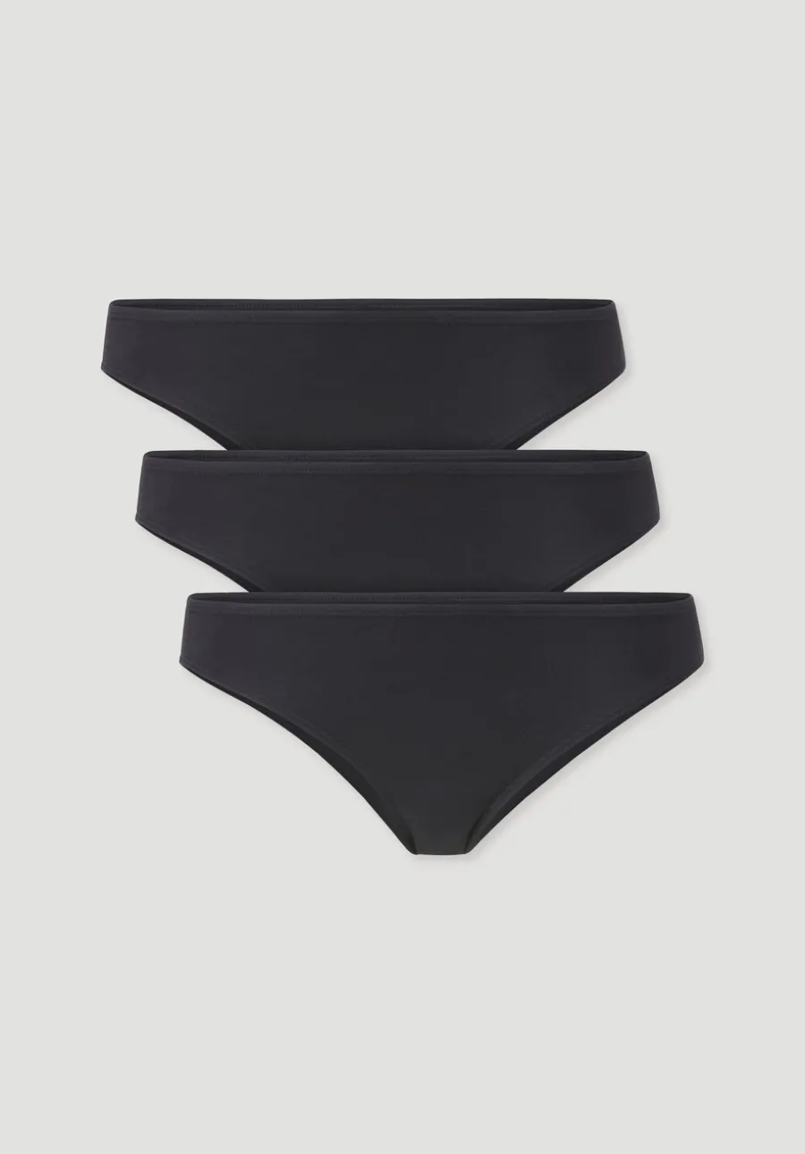 Slip Regular Cut im 3er-Pack COTTON FEEL aus Bio-Baumwolle von hessnatur