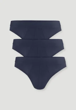 Slip Regular Cut im 3er-Pack COTTON MIX aus Bio-Baumwolle von hessnatur