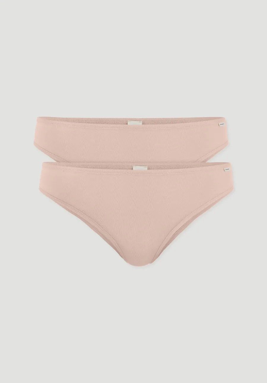 Slip Regular Cut im 2-Pack PURE COTTON aus reiner Bio-Baumwolle von hessnatur