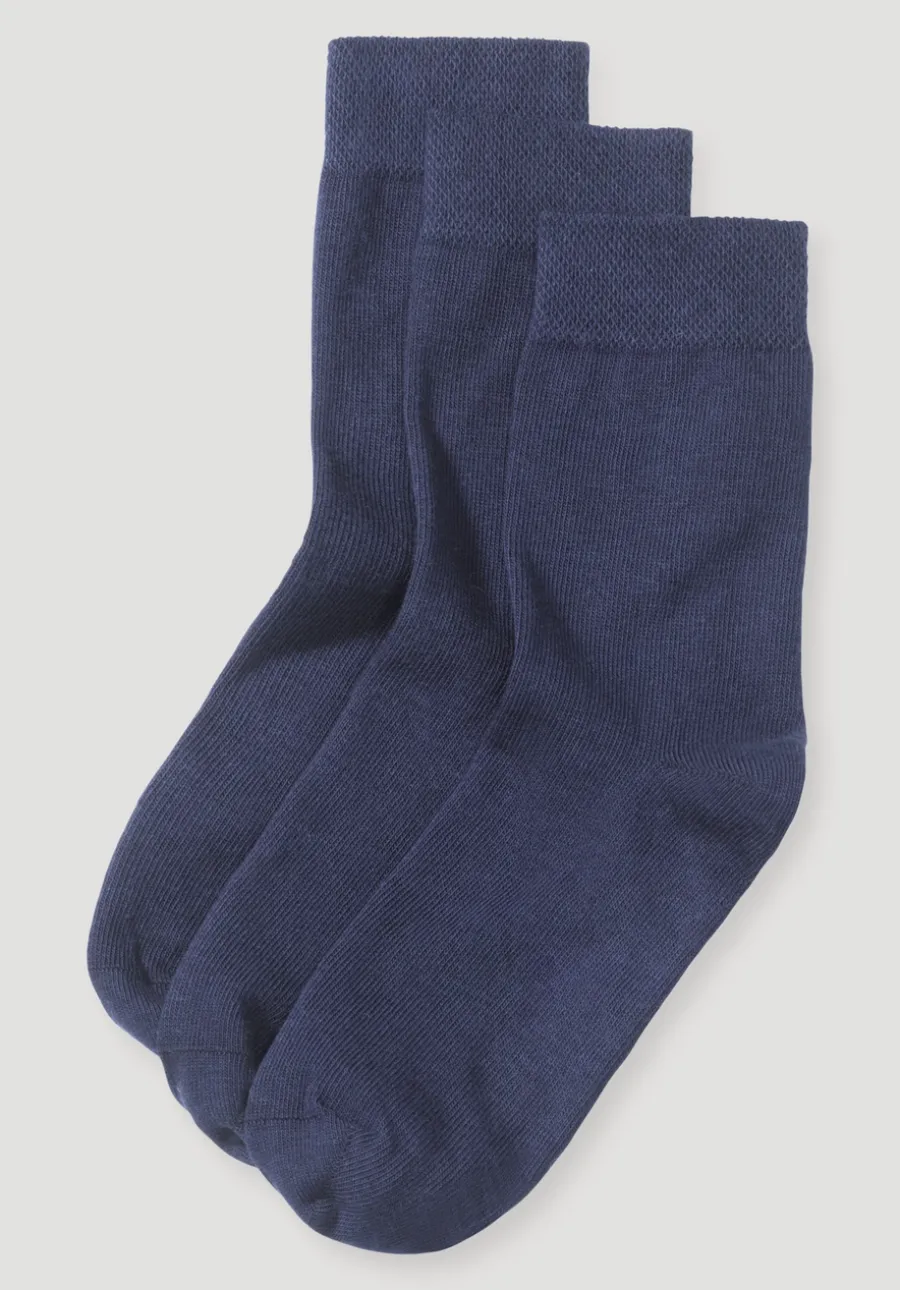 Socke im 3er-Pack aus Bio-Baumwolle von hessnatur