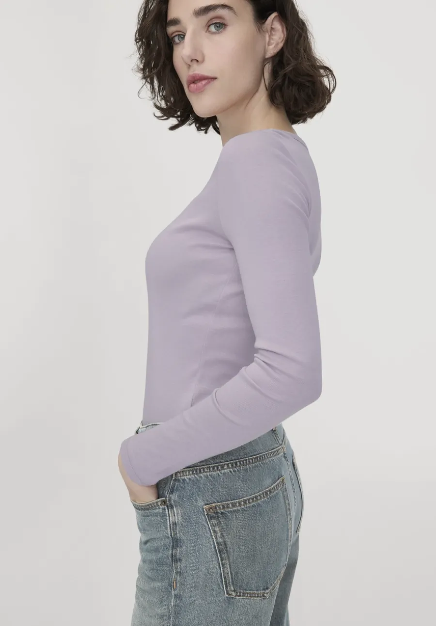Softrib Longsleeve Fitted aus Bio-Baumwolle und TENCEL™ Modal von hessnatur