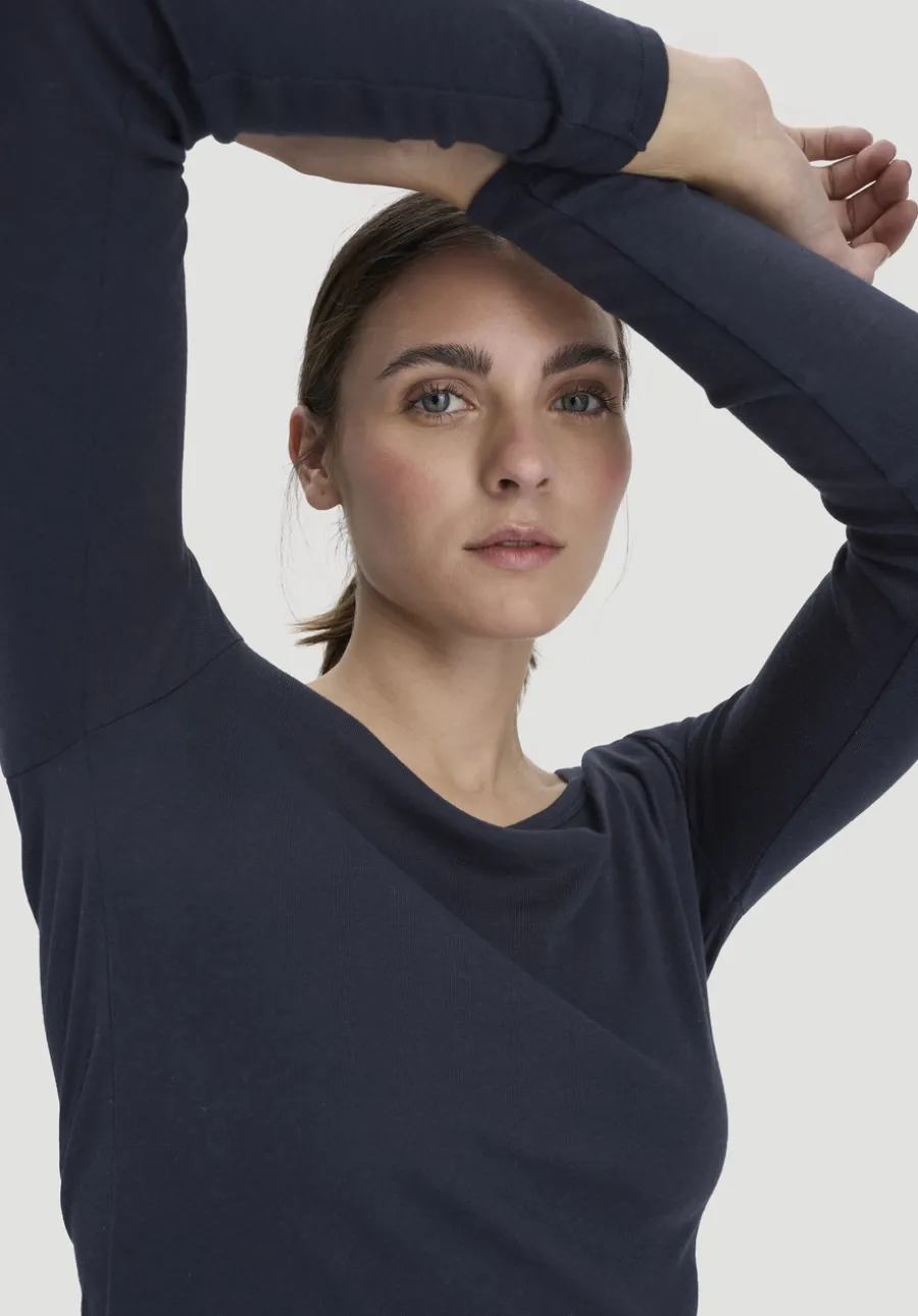Softrib Longsleeve Fitted aus Bio-Baumwolle und TENCEL™ Modal von hessnatur