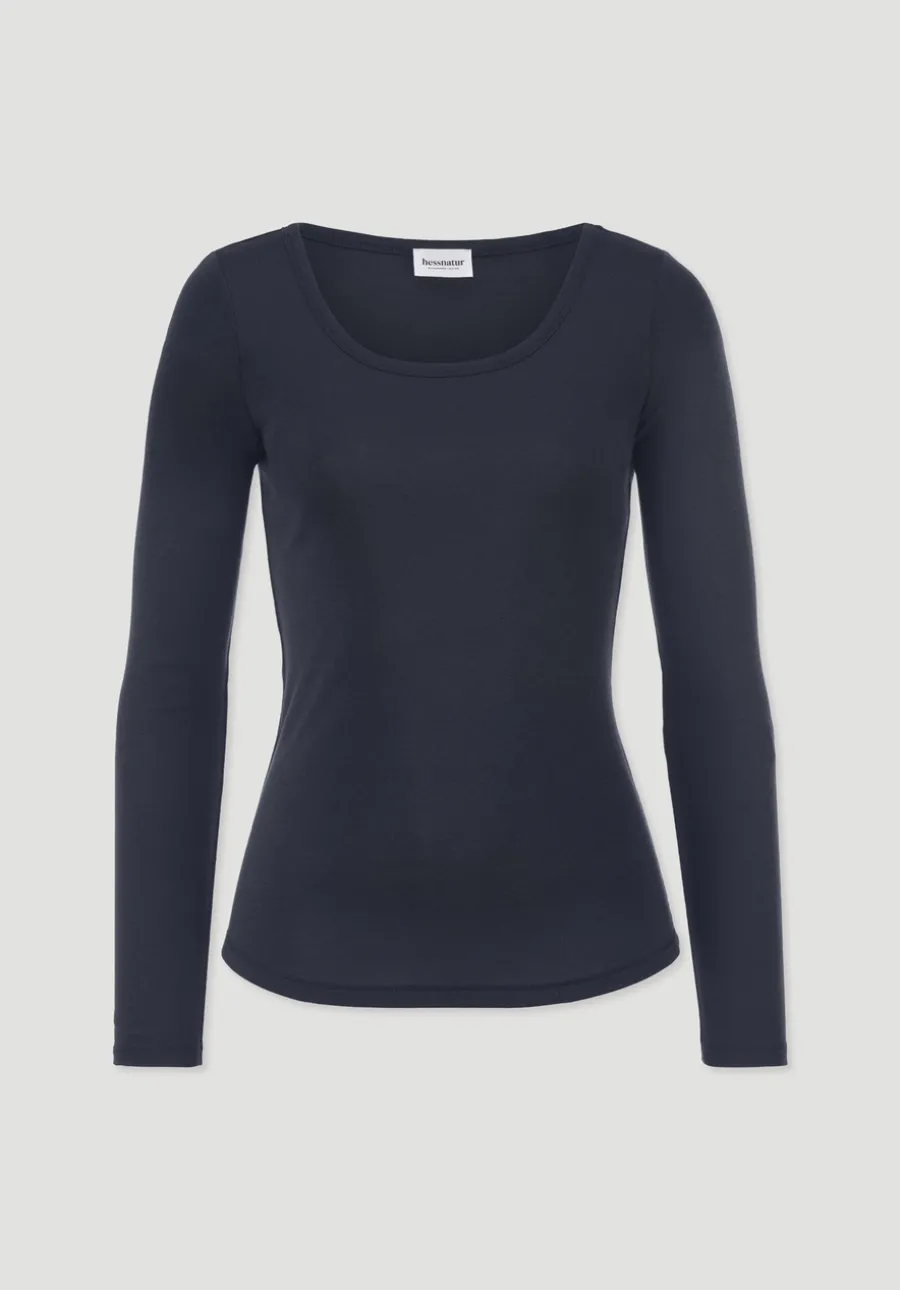 Softrib Longsleeve Fitted aus Bio-Baumwolle und TENCEL™ Modal von hessnatur