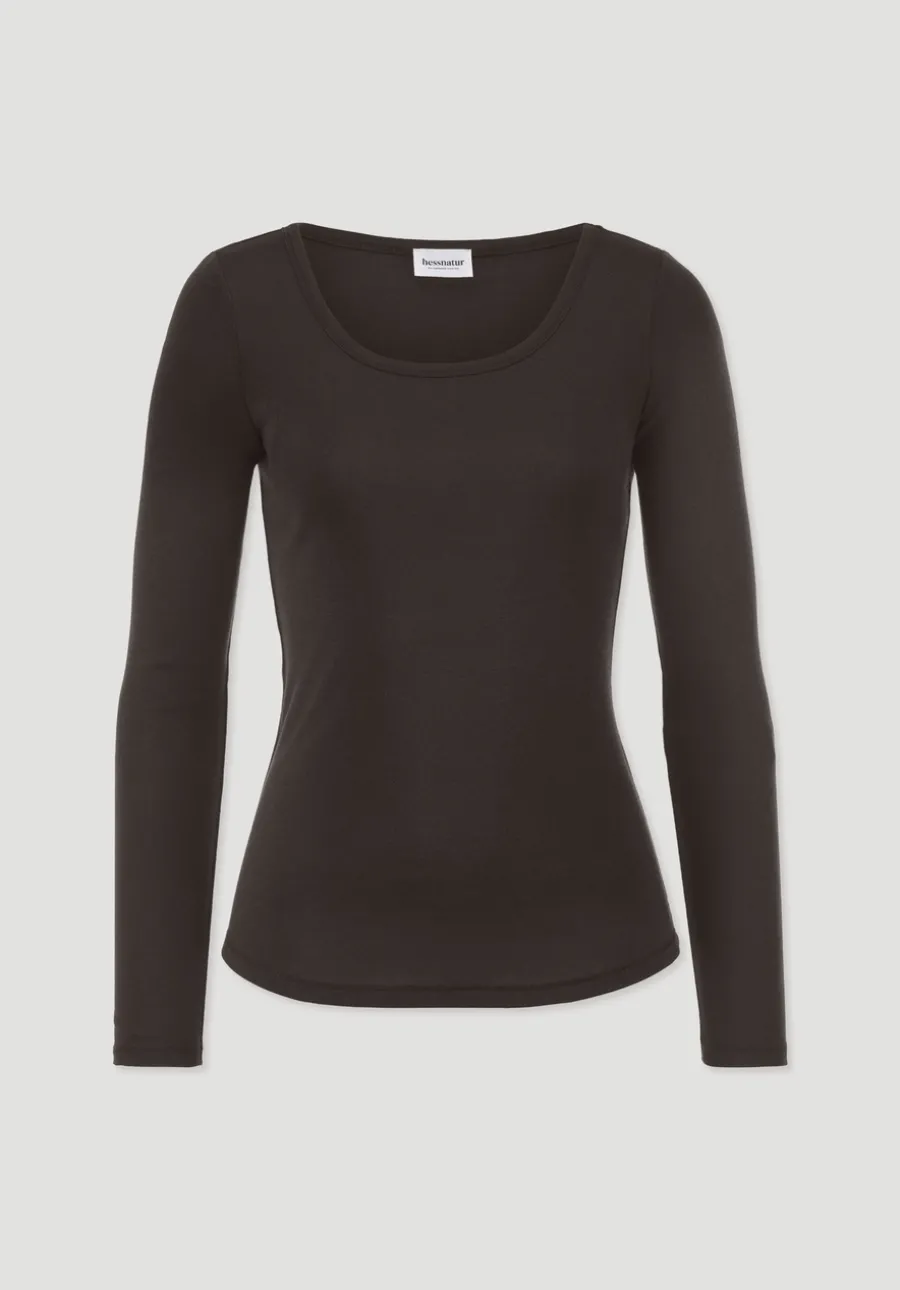 Softrib Longsleeve Fitted aus Bio-Baumwolle und TENCEL™ Modal von hessnatur