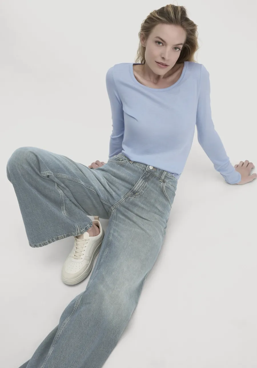 Softrib Longsleeve Fitted aus Bio-Baumwolle und TENCEL™ Modal von hessnatur