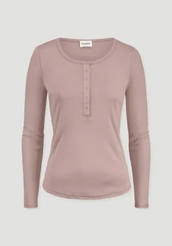 Softrib Longsleeve Henley Fitted aus Bio-Baumwolle und Tencel™ Modal von hessnatur