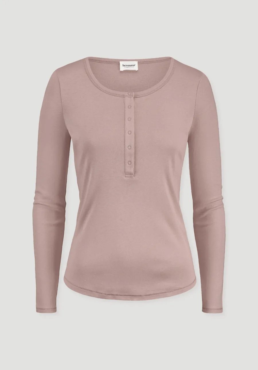Softrib Longsleeve Henley Fitted aus Bio-Baumwolle und Tencel™ Modal von hessnatur