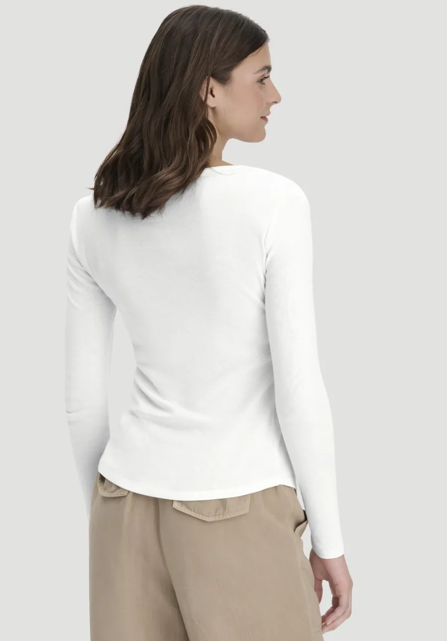 Softrib Longsleeve Henley Fitted aus Bio-Baumwolle und Tencel™ Modal von hessnatur