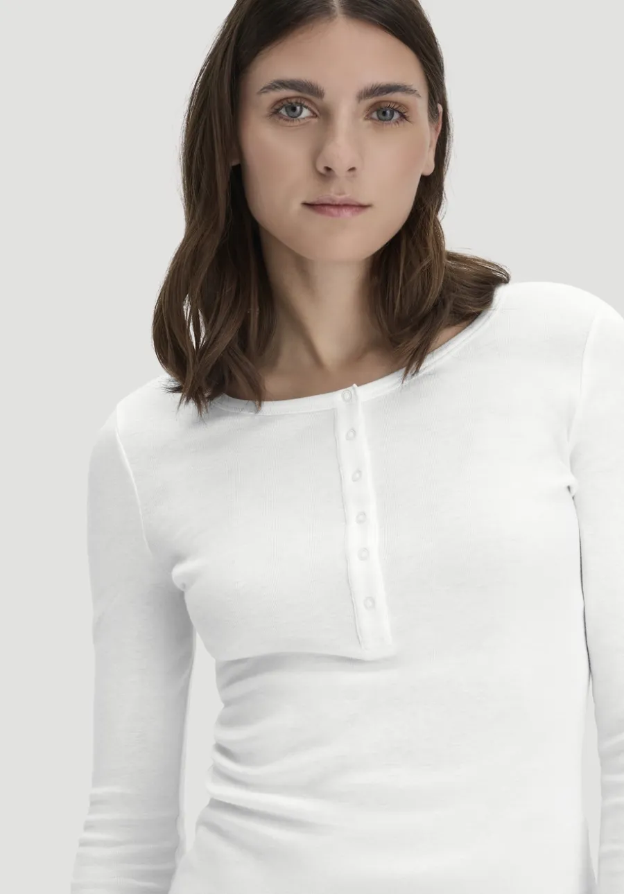 Softrib Longsleeve Henley Fitted aus Bio-Baumwolle und Tencel™ Modal von hessnatur