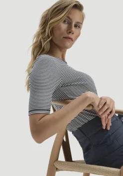 Softrib Streifen T-Shirt Fitted aus Bio-Baumwolle und TENCEL™ Modal von hessnatur