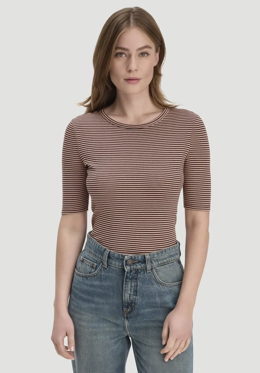Softrib Streifen T-Shirt Fitted aus Bio-Baumwolle und TENCEL™ Modal von hessnatur