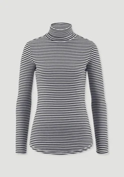 Streifen Softrib Longsleeve Fitted aus Bio-Baumwolle und Modal von hessnatur