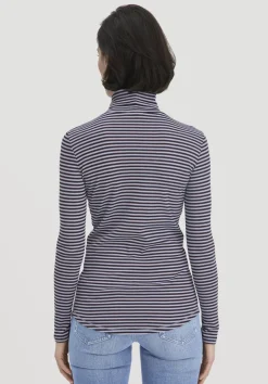 Streifen Softrib Longsleeve Fitted aus Bio-Baumwolle und Modal von hessnatur