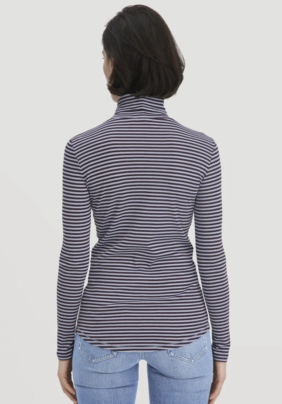 Streifen Softrib Longsleeve Fitted aus Bio-Baumwolle und Modal von hessnatur