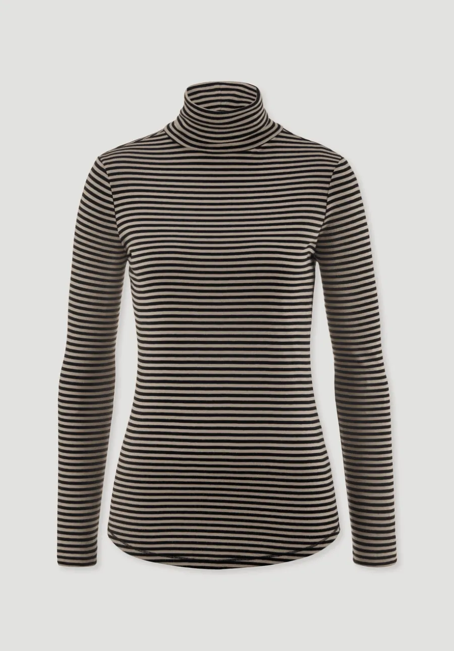 Streifen Softrib Longsleeve Fitted aus Bio-Baumwolle und Modal von hessnatur