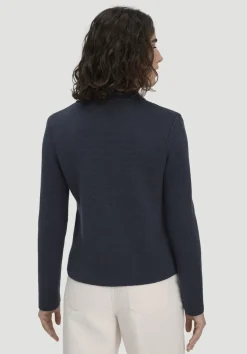 Strick Blazer Regular aus Bio-Baumwolle mit Merinowolle von hessnatur