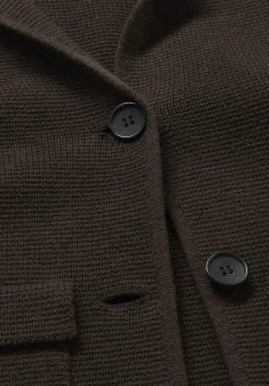 Strick Blazer Regular aus Bio-Baumwolle mit Merinowolle von hessnatur