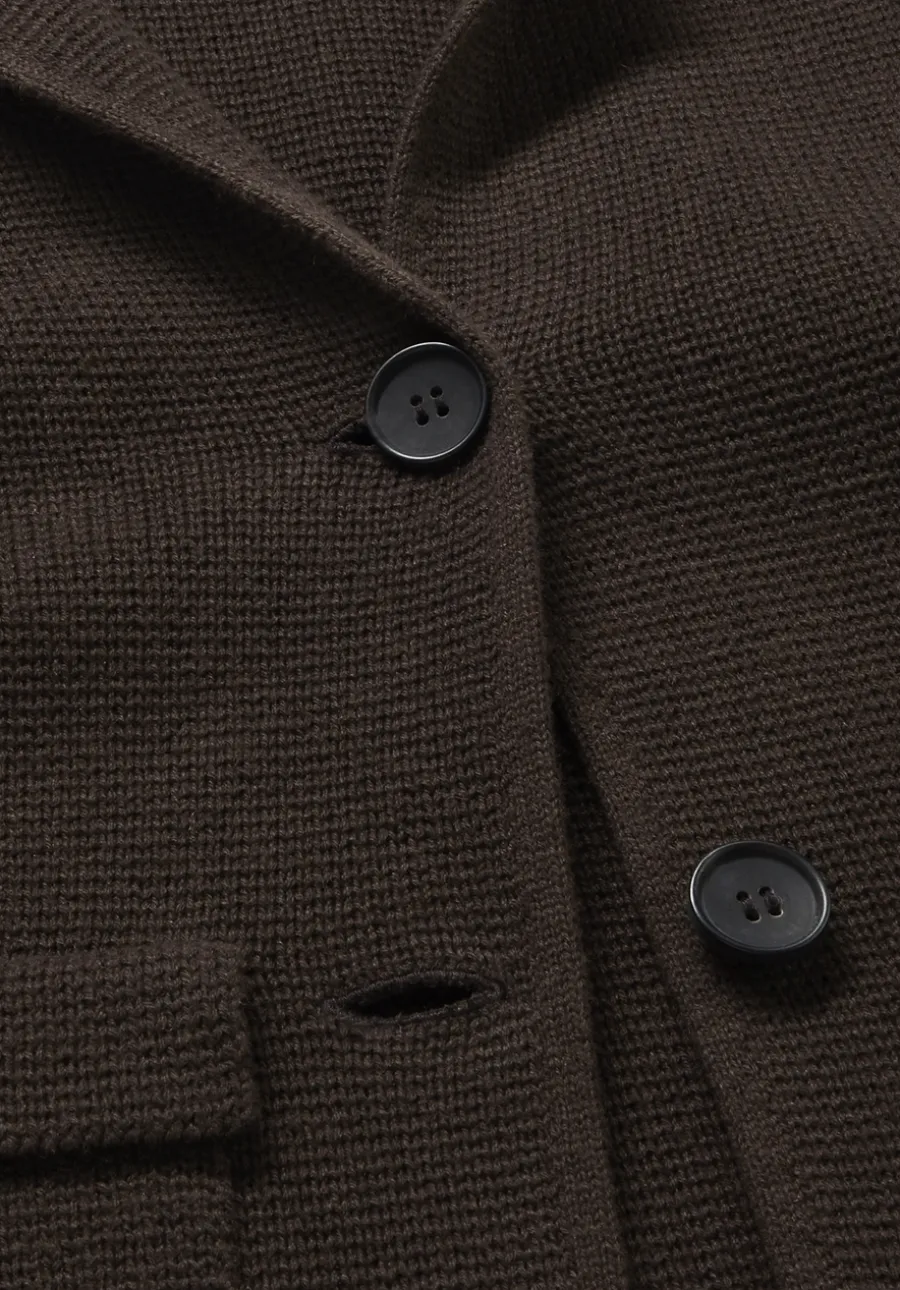 Strick Blazer Regular aus Bio-Baumwolle mit Merinowolle von hessnatur
