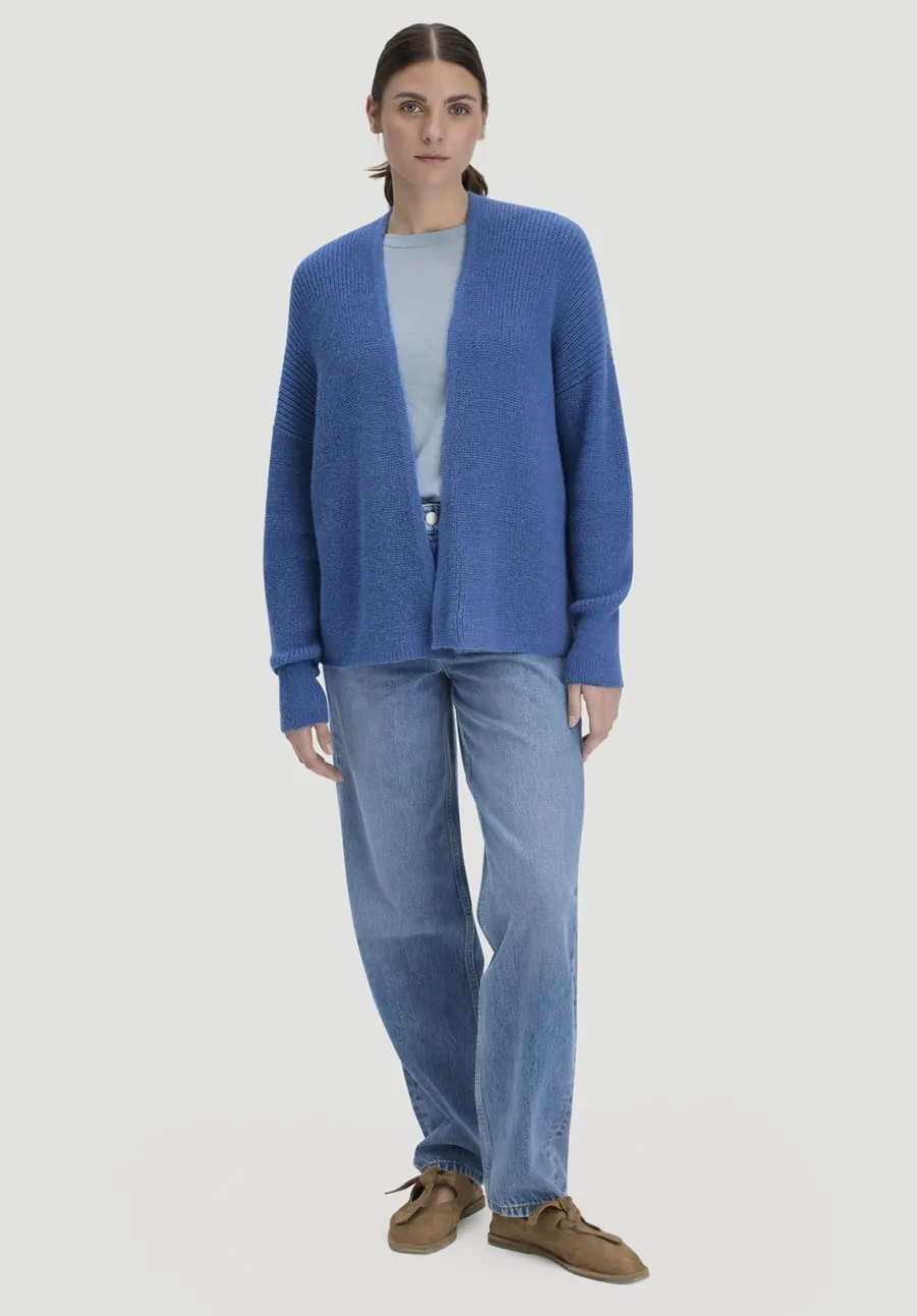 Strick Jacke Oversize aus reinem Alpaka von hessnatur