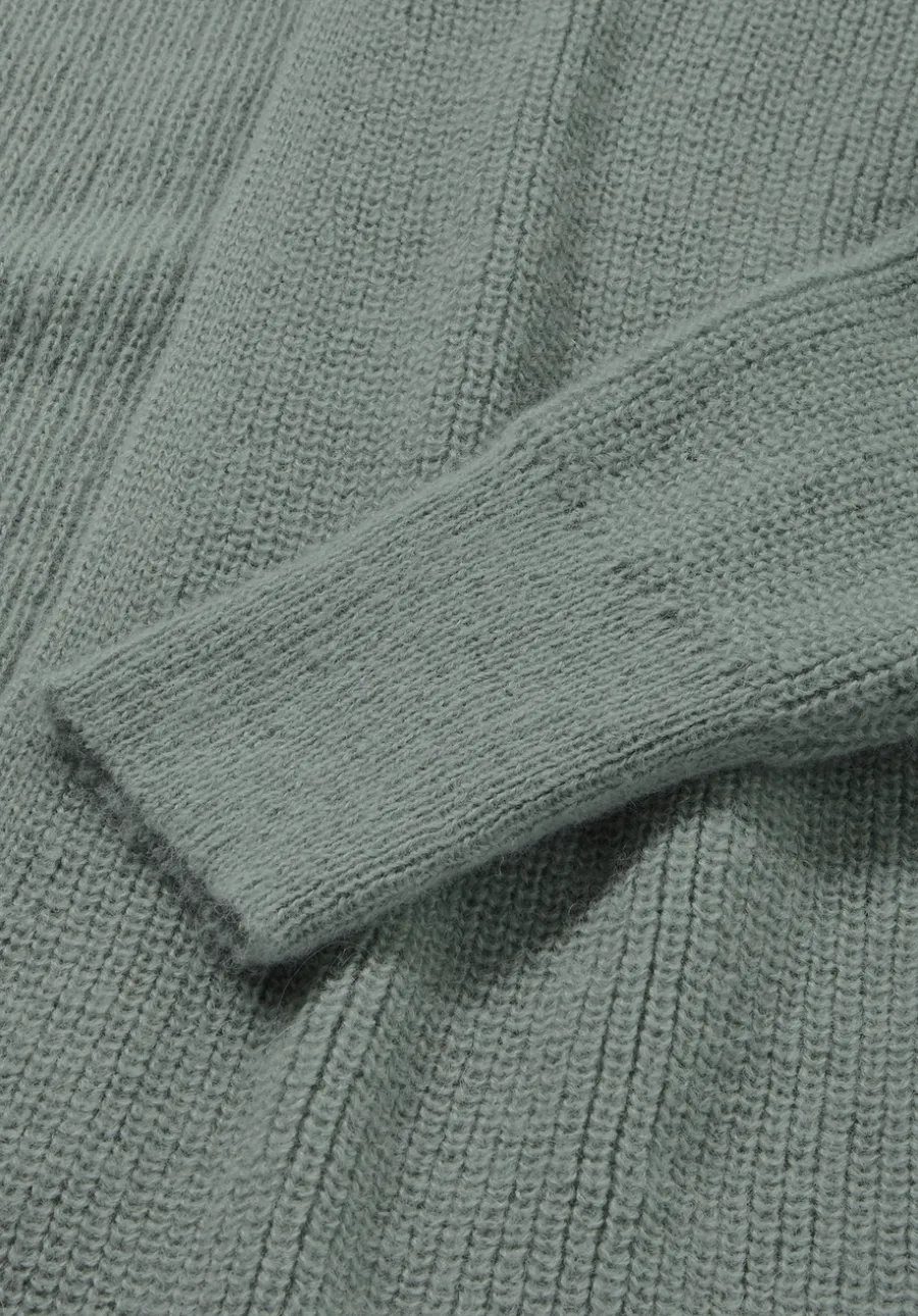 Strick Jacke Oversize aus reinem Alpaka von hessnatur