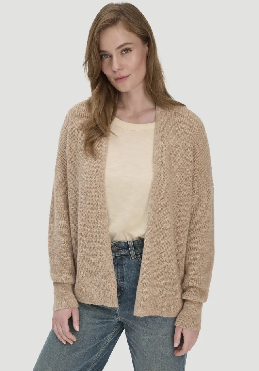 Strick Jacke Oversize aus reinem Alpaka von hessnatur