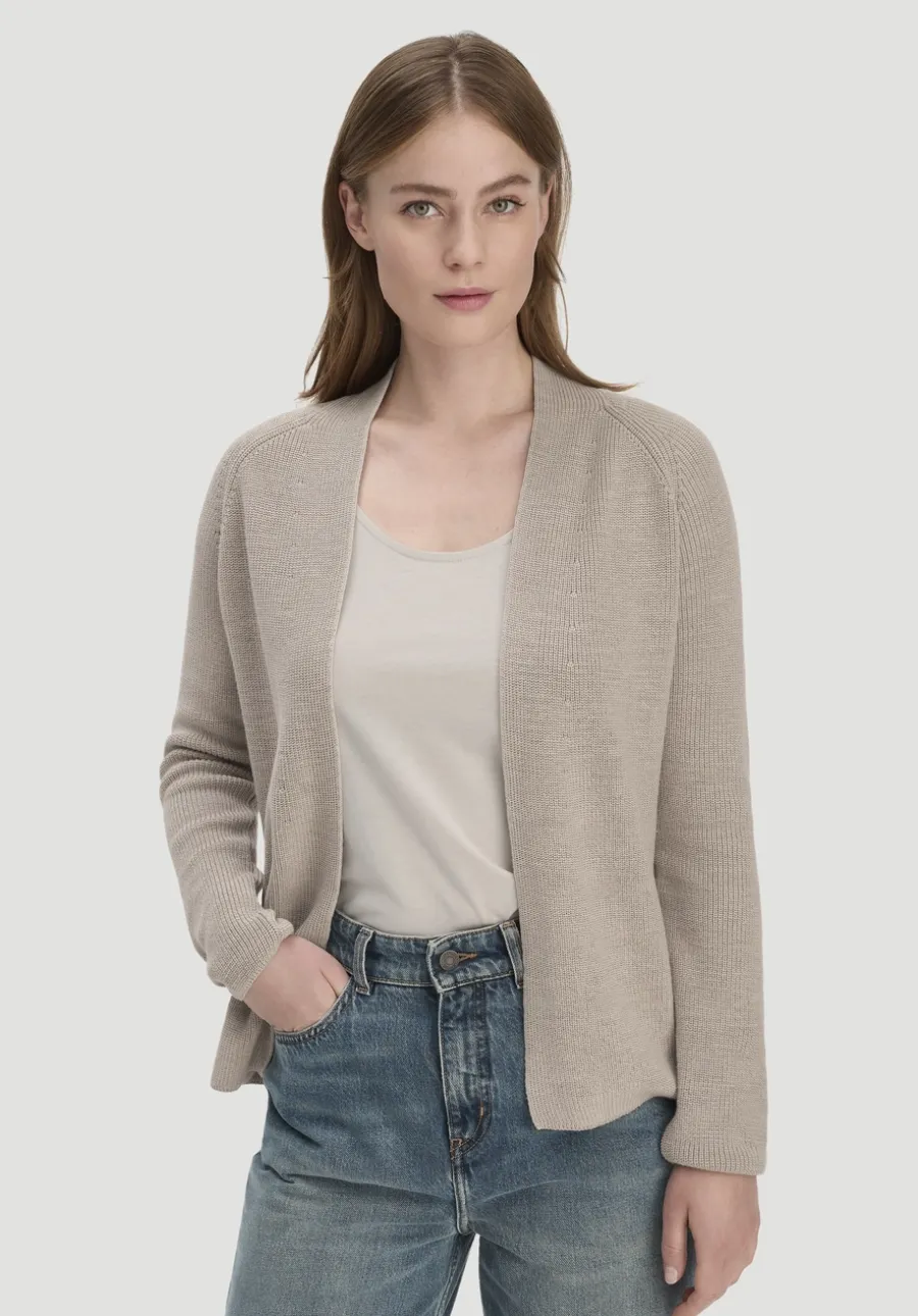 Strick Jacke Regular aus reiner Bio-Baumwolle von hessnatur