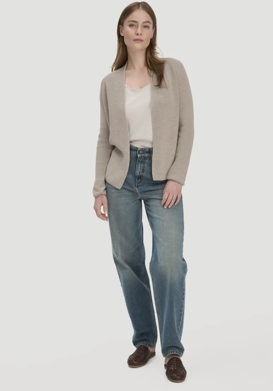 Strick Jacke Regular aus reiner Bio-Baumwolle von hessnatur