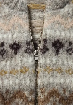 Strick Jacke Regular aus Alpaka mit Bio-Baumwolle von hessnatur