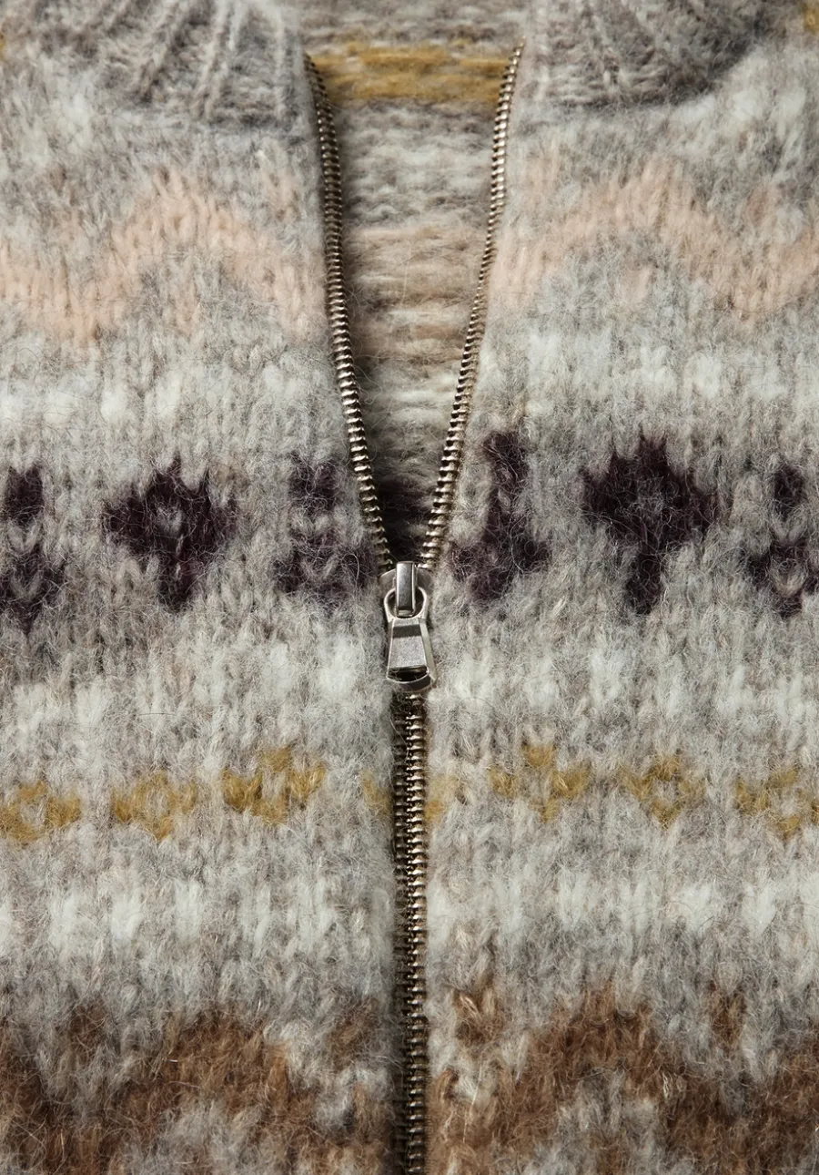 Strick Jacke Regular aus Alpaka mit Bio-Baumwolle von hessnatur