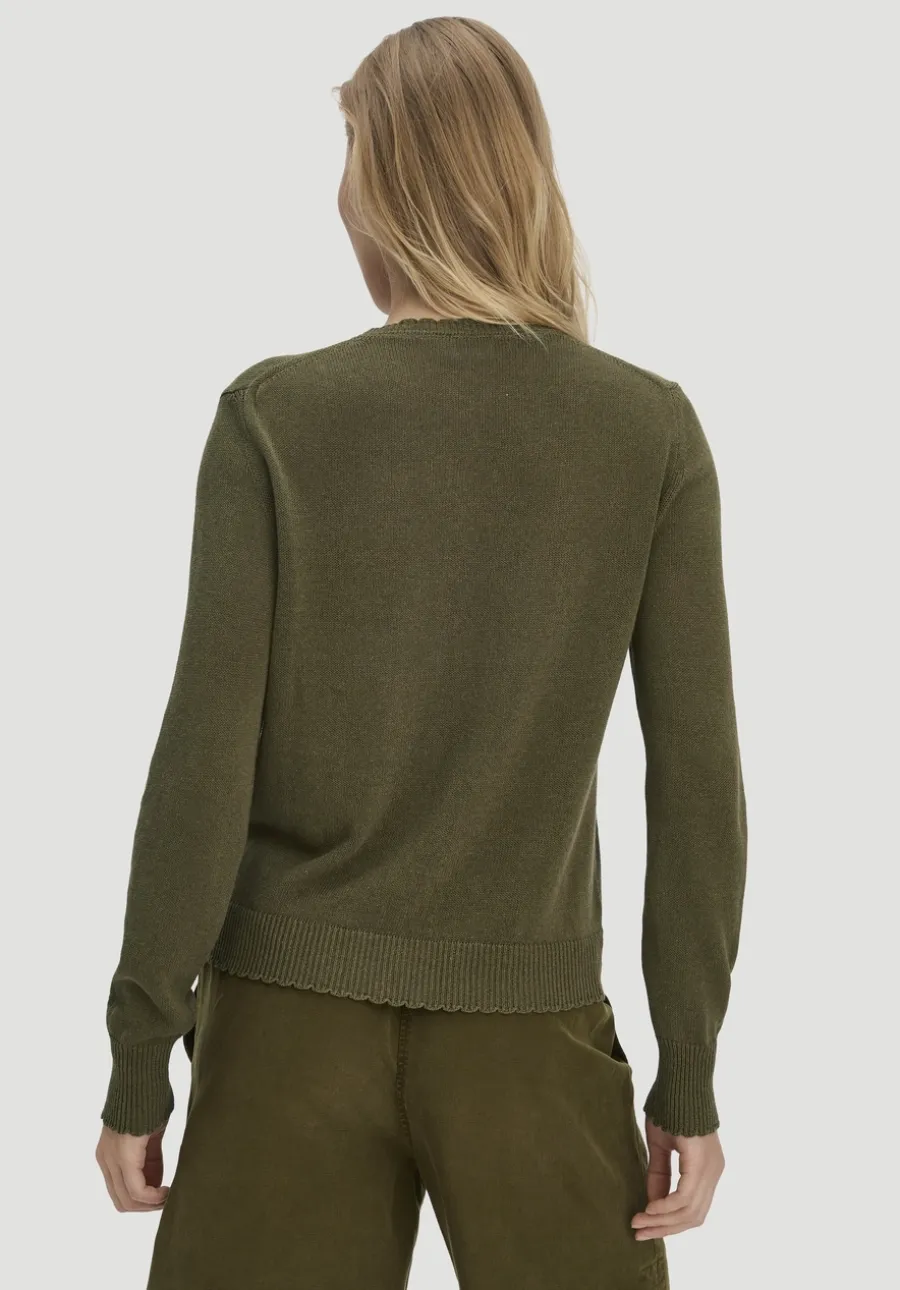 Strick Jacke Regular aus Leinen mit Bio-Baumwolle und LENZING™ ECOVERO von hessnatur