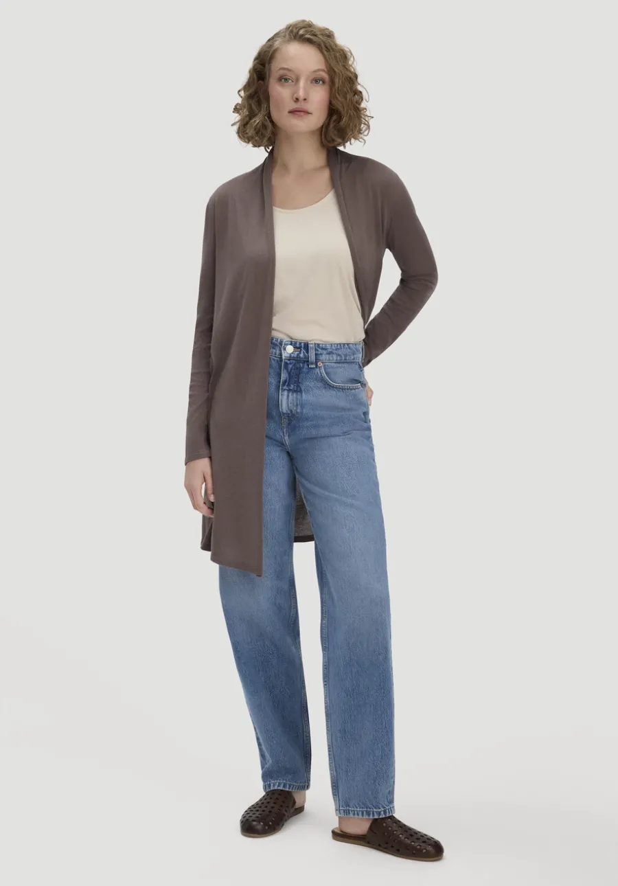 Strick Jacke Regular aus TENCEL™ Lyocell und Bio-Baumwolle von hessnatur