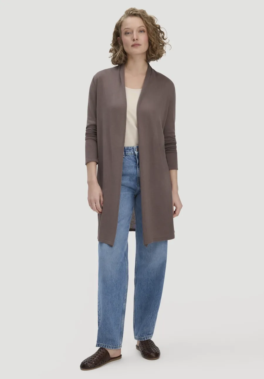 Strick Jacke Regular aus TENCEL™ Lyocell und Bio-Baumwolle von hessnatur
