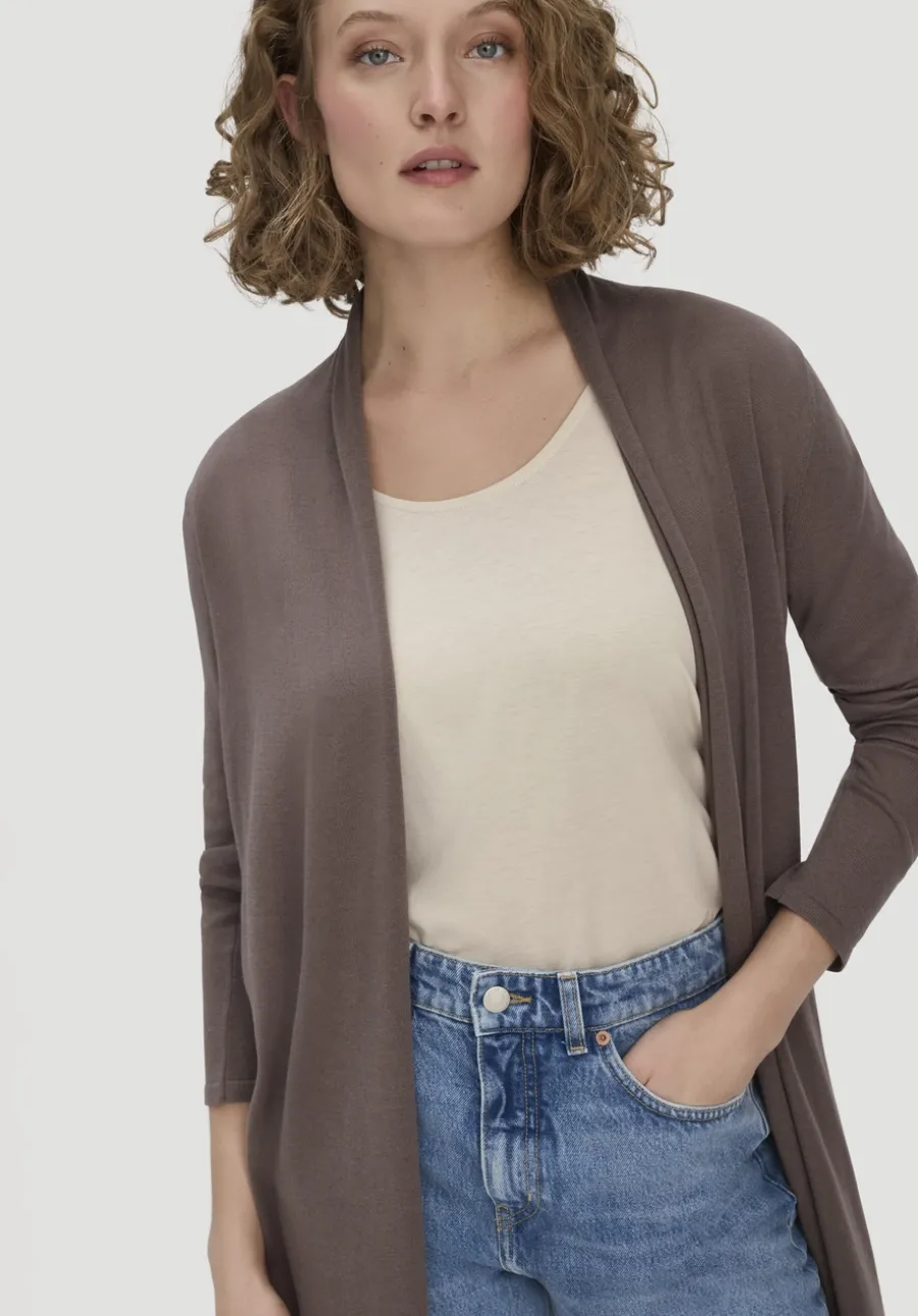 Strick Jacke Regular aus TENCEL™ Lyocell und Bio-Baumwolle von hessnatur