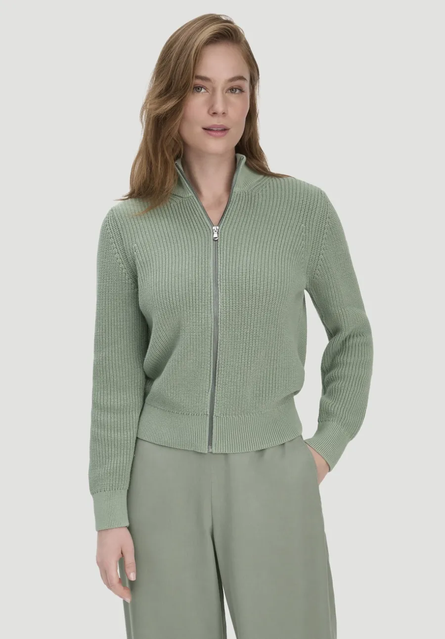 Strick Jacke Regular aus reiner Bio-Baumwolle von hessnatur
