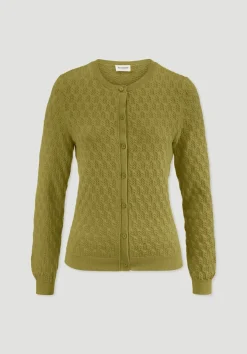 Strick Jacke Regular aus Bio-Baumwolle mit Merinowolle von hessnatur