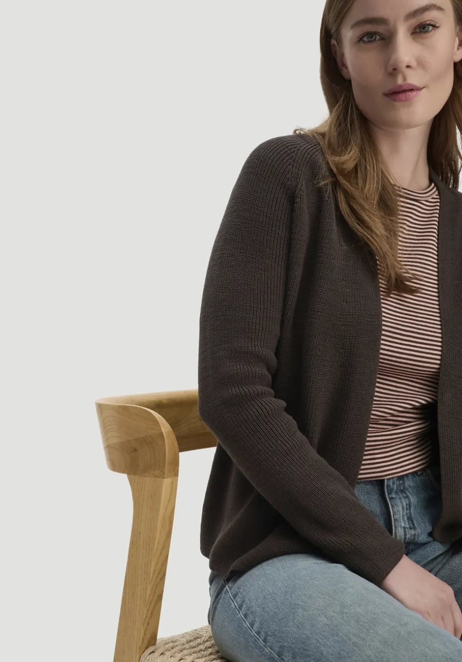 Strick Jacke Regular aus reiner Bio-Baumwolle von hessnatur