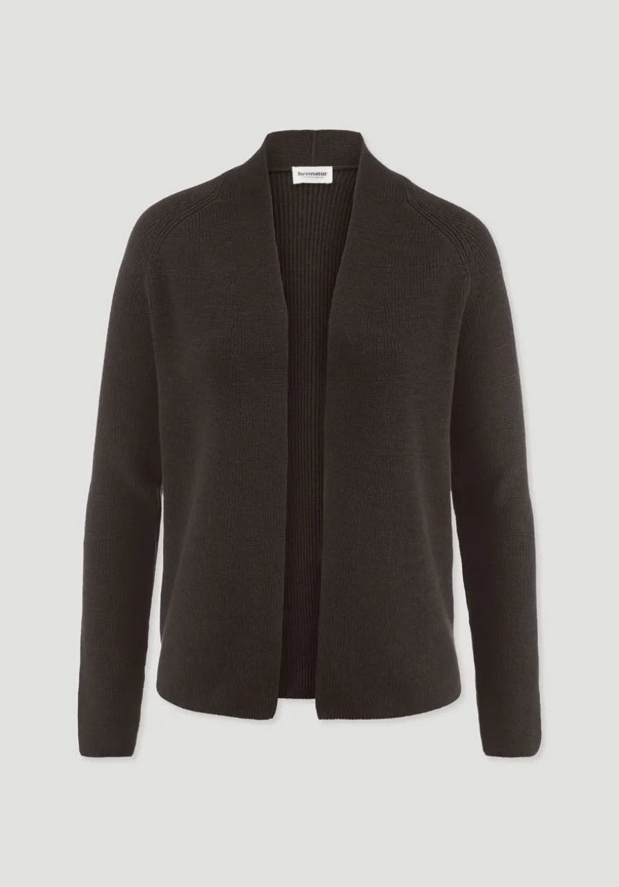 Strick Jacke Regular aus reiner Bio-Baumwolle von hessnatur