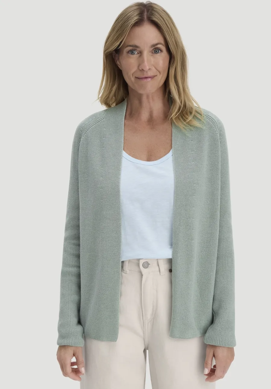 Strick Jacke Regular aus reiner Bio-Baumwolle von hessnatur