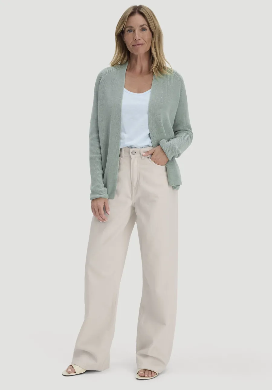 Strick Jacke Regular aus reiner Bio-Baumwolle von hessnatur