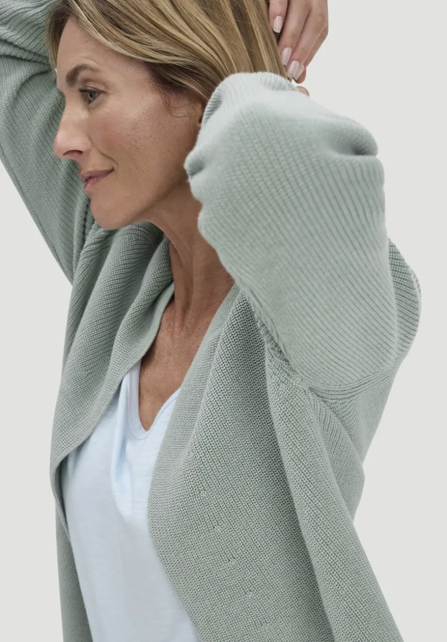 Strick Jacke Regular aus reiner Bio-Baumwolle von hessnatur